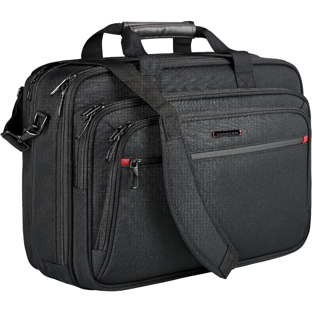 Vankean Laptop Briefcase Fits Up To 173 Inch Expandable Shoulder Bag For Unisex
